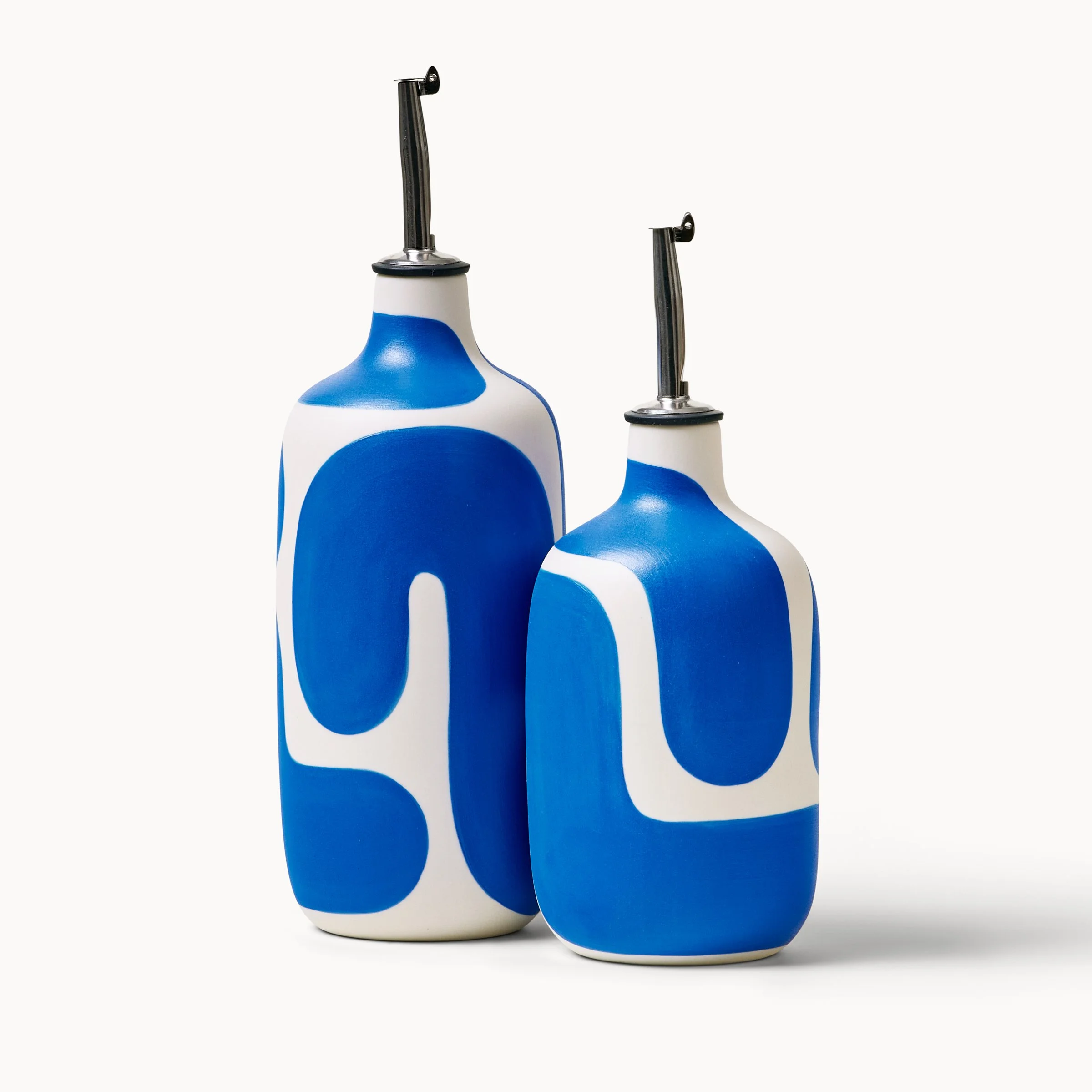 Olive Oil Cruet - Cobalt Color Block — Franca NYC